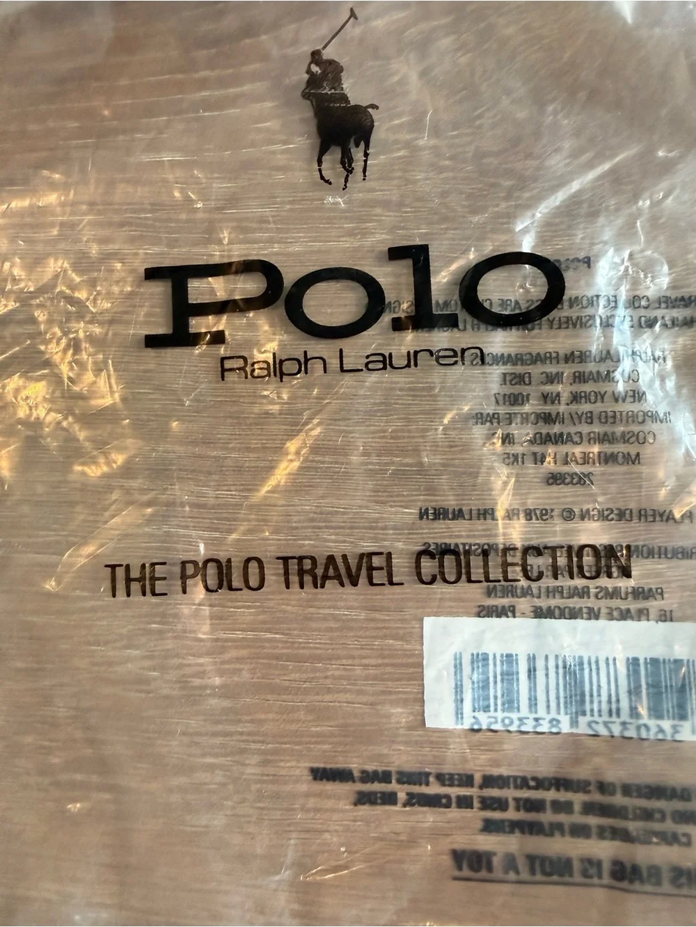 Vintage Polo Ralph Lauren Travel Collection – 2 Piece Matching Luggage Set
